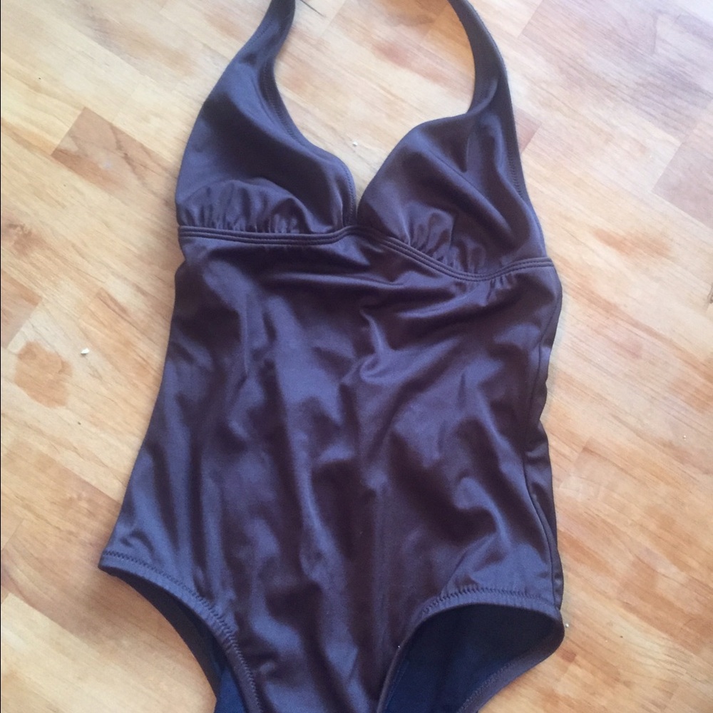 J crew one piece halter bathing suit